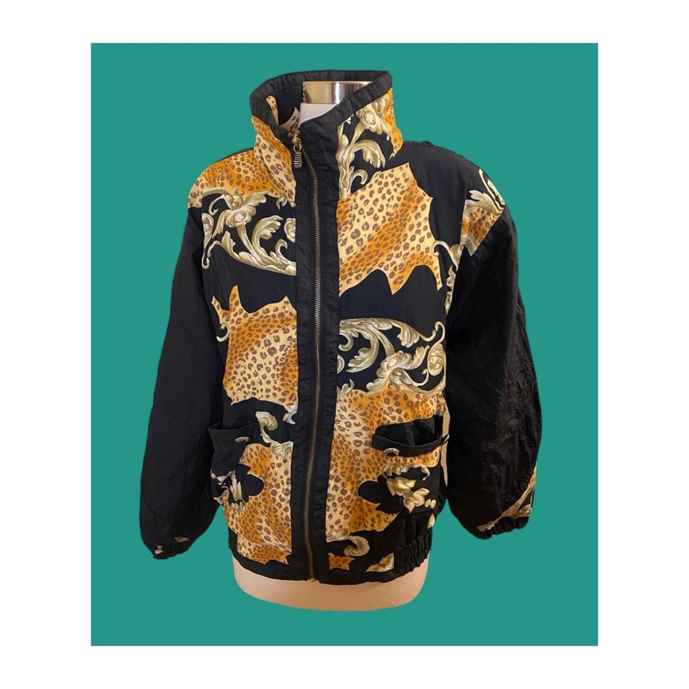80’s Leopard Windbreaker.